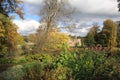 Forde Abbey Gardens In Autumn, Somerset, UK Royalty Free Stock Photo