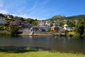 Forde town in Norway Royalty Free Stock Photo