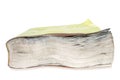 Fore edge of a book - texture or background Royalty Free Stock Photo