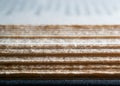 Fore edge of a an open book Royalty Free Stock Photo