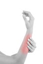 Forearm muscle strain