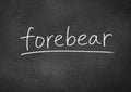 Forebear Royalty Free Stock Photo