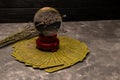 Forecasting, fortune telling concept. Cartomancy, occult science