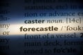 Forecastle Royalty Free Stock Photo