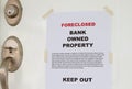 Foreclosed