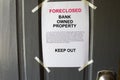 Foreclosed property