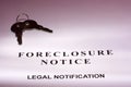 Foreclosure Notice Royalty Free Stock Photo