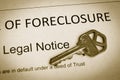 Foreclosure notice