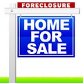 Foreclosure Sign Royalty Free Stock Photo