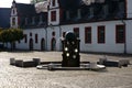 Forecourt with fountain Hadamar Castle