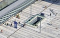 Forecourt of the new Viennese main train station