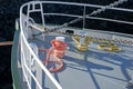 Foredeck of a work boat Royalty Free Stock Photo