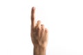 forefinger 1 icon, isolated background