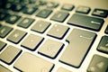 Keyboard close up view Royalty Free Stock Photo