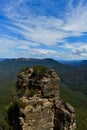 A view of the Blue Mountains from near the Honeymoon Bridge