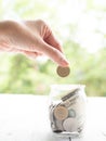 Savings for the future and trade. Royalty Free Stock Photo