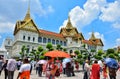 The Foreign tourists to visit the Temple of the Emerald Buddha