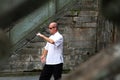 Foreigners learn Chinese Kung Fu in Wudang Mountain, China