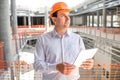 A foreman at the construction Royalty Free Stock Photo