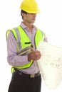 Foreman with Site Plans