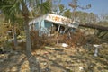 Foremost Insurance sign in front of destroyed house from Hurricane Ivan in Pensacola Florida