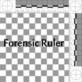 Forensic Ruler CSI Royalty Free Stock Photo