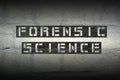 Forensic science GR Royalty Free Stock Photo