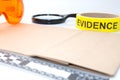 Forensic tool for crime scene investigation Royalty Free Stock Photo