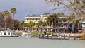 The foreshore of Renmark on the River Murray in the Riverland South Australia on the 21st June 2020 Royalty Free Stock Photo