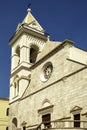 Foreshortened Cathedral of S. Maria Assunta in Minervino Murge Royalty Free Stock Photo