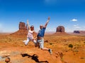 Foreshortening of Monument Valley