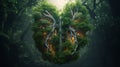 Forest as Earth Lung for the World. Integrated AI