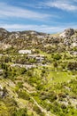 Forest of Cadiz with houses Royalty Free Stock Photo