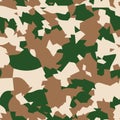 Forest camouflage seamless pattern