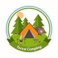 Forest Camping emblem