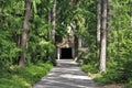 The forest chapel at SkogskyrkogÃÂ¥rden Royalty Free Stock Photo