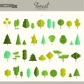 Forest constructor kit - part 5 Royalty Free Stock Photo