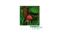 Forest culture save the green beautiful nature 3d type illustraion vector art created in adobe illustrator