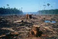Forest degradation and destroying the environment