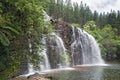 Forest falls of the mac mac river in the north of sabie, south africa Royalty Free Stock Photo