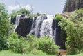 Forest falls of the mac mac river in the north of sabie, south africa Royalty Free Stock Photo