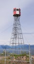 Forest fire watch tower near Tagish Yukon T Canada Royalty Free Stock Photo