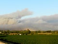 Forest fires in Provence, near Avignon, July 14, 2022 Royalty Free Stock Photo