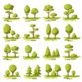 Forest Flat Elements Set