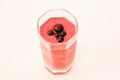 Forest fruit and sour cherry smoothie