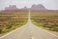 Forest Gump Point and entrance to Monument Valley Royalty Free Stock Photo