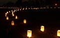 Forest Hill Luminaries Royalty Free Stock Photo