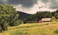 Forest House in the mountains Royalty Free Stock Photo