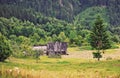 Forest House in the mountains Royalty Free Stock Photo