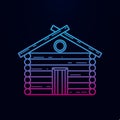 Forest house nolan icon. Simple thin line, outline vector of camping icons for ui and ux, website or mobile application